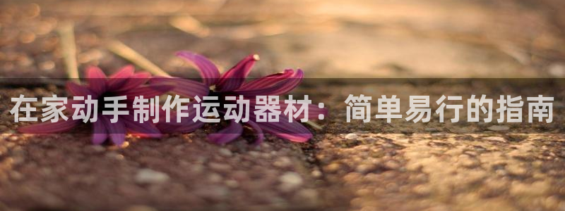 意昂体育3招商电话是多少：在家动手制作运动器材：简单