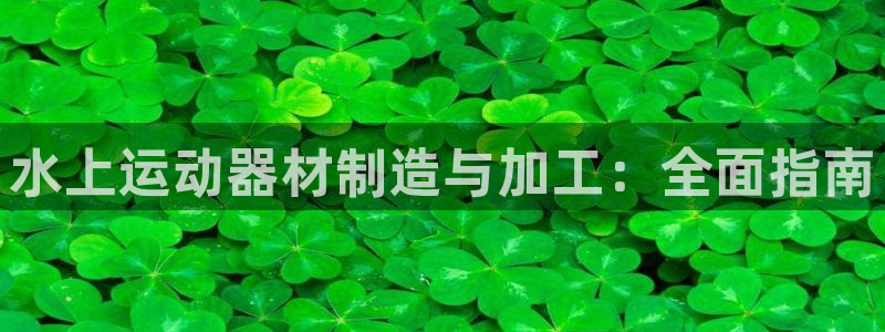 意昂3集团简介：水上运动器材制造与加工：全面指南