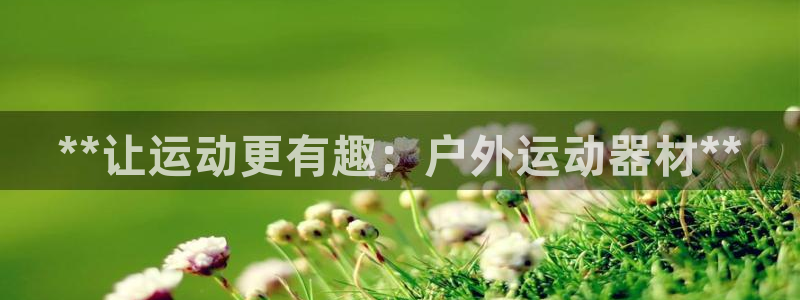 意昂体育3开户：**让运动更有趣：户外运动器材**