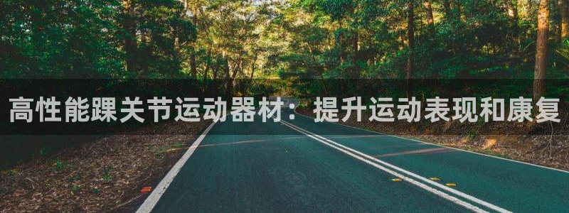 意昂3官方：高性能踝关节运动器材：提升运动表现和康复